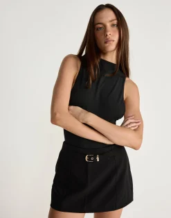 Tessa Mini Skirt (Black)*CHARCOAL CLOTHING New