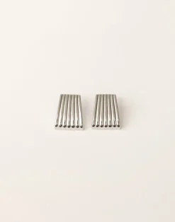 Teyana Earrings (Silver)*CHARCOAL Sale