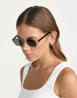 The Blake Sunglasses (Gold Dark Olive) - By Banb*Billini Fashion