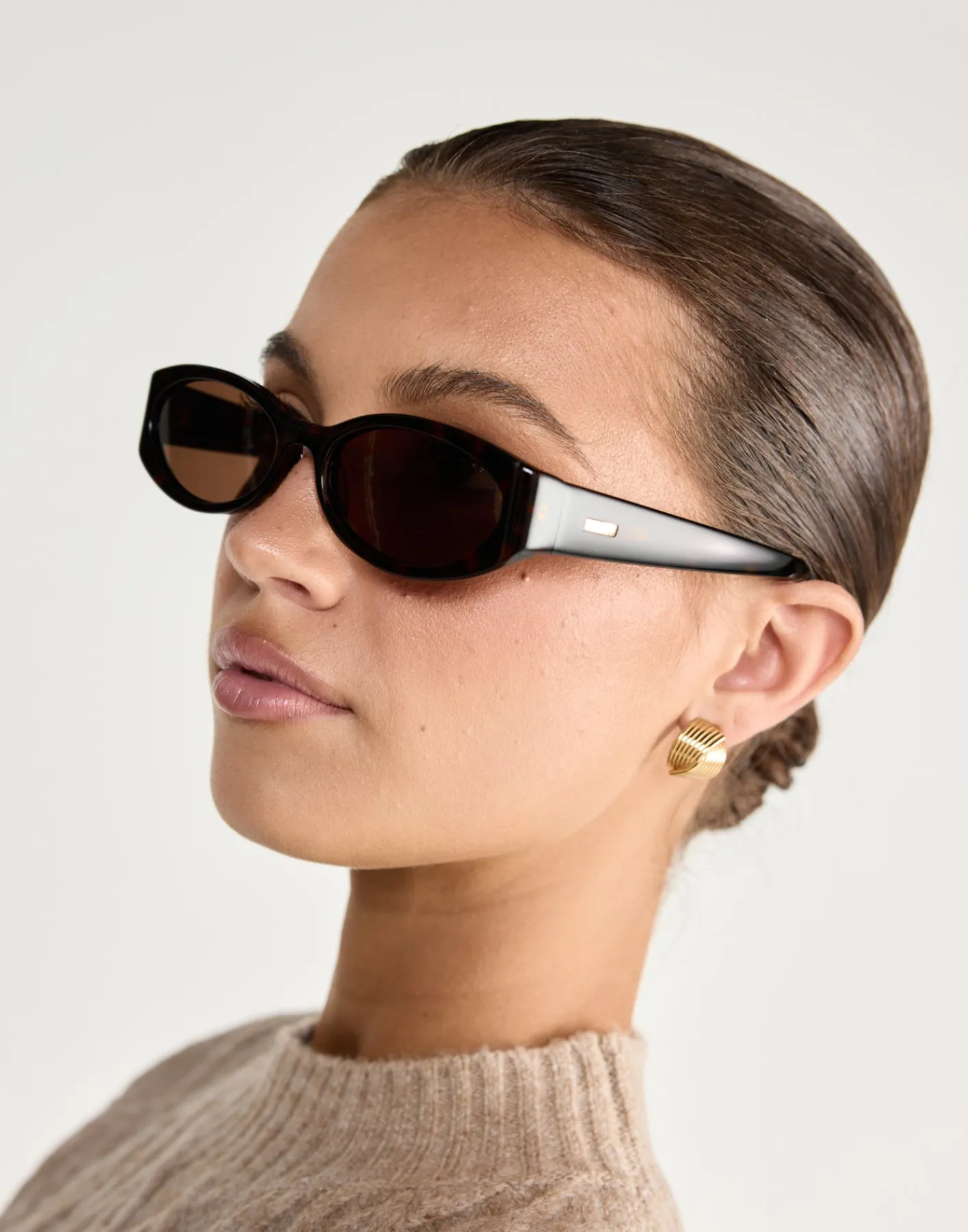 The Kasia Sunglasses (Havana Tort - Walnut) - By Banb*BANBE Outlet