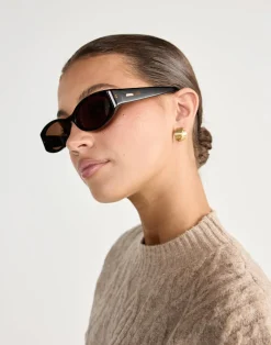 The Kasia Sunglasses (Havana Tort - Walnut) - By Banb*BANBE Outlet