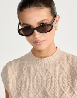 The Kasia Sunglasses (Havana Tort - Walnut) - By Banb*BANBE Outlet
