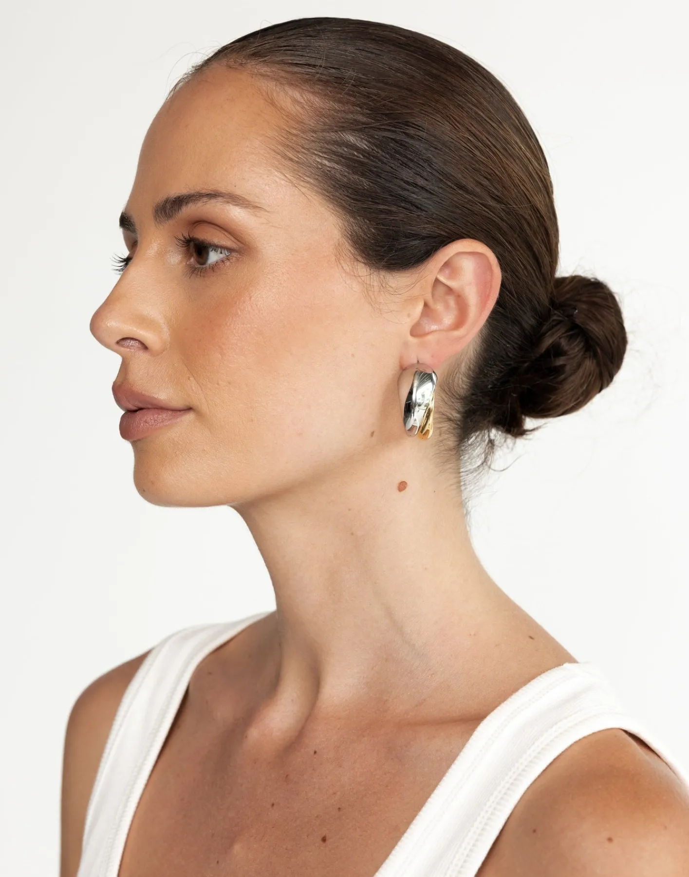 Trina Earrings (Gold/Silver)*CHARCOAL Hot