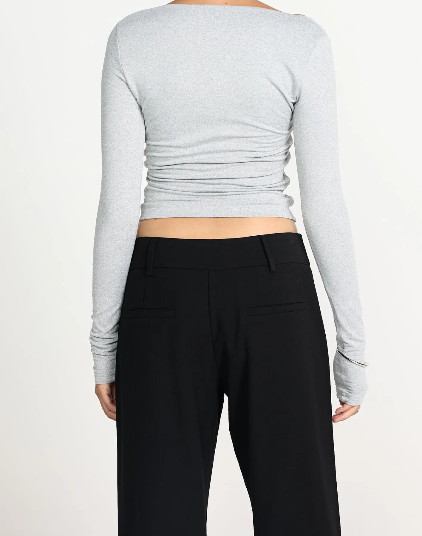 Twyla Long Sleeve Top (Grey Marle)*CHARCOAL CLOTHING Hot