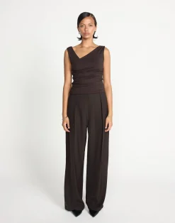 Twyla Top (Chocolate)*CHARCOAL CLOTHING Clearance