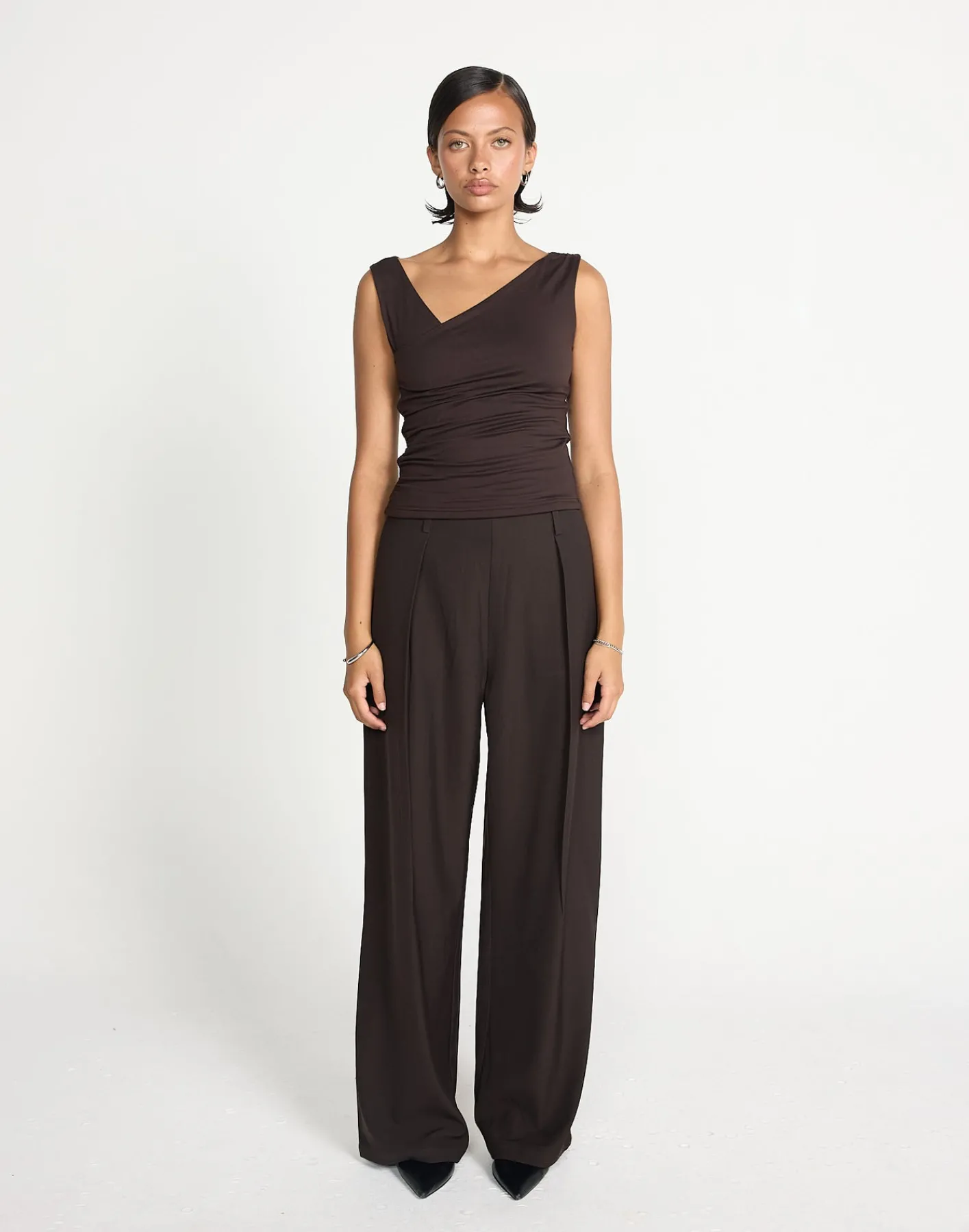 Twyla Top (Chocolate)*CHARCOAL CLOTHING Clearance