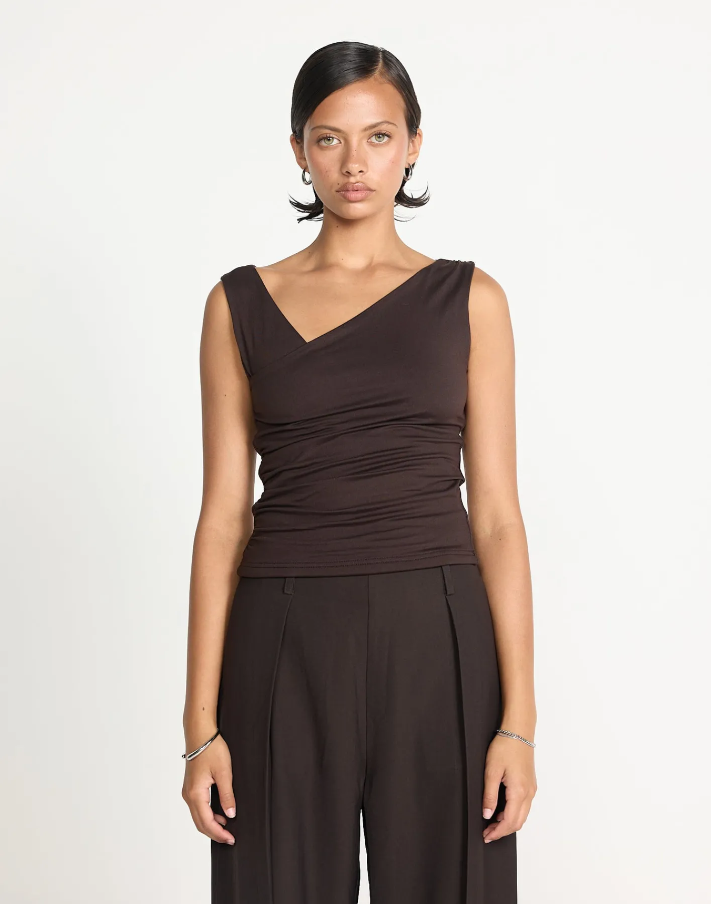 Twyla Top (Chocolate)*CHARCOAL CLOTHING Clearance
