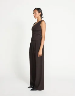Twyla Top (Chocolate)*CHARCOAL CLOTHING Clearance