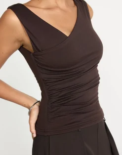 Twyla Top (Chocolate)*CHARCOAL CLOTHING Clearance