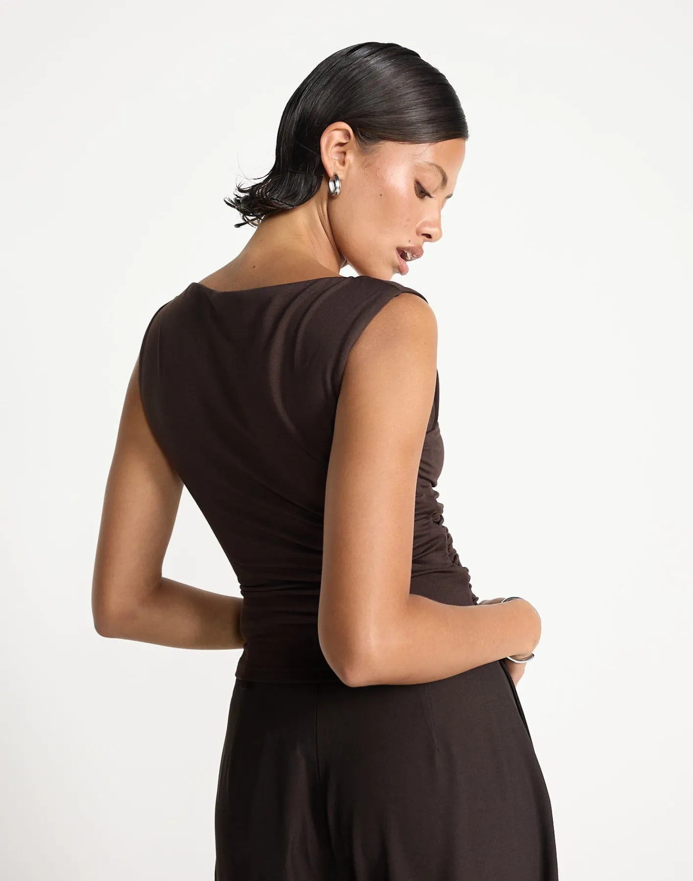 Twyla Top (Chocolate)*CHARCOAL CLOTHING Clearance