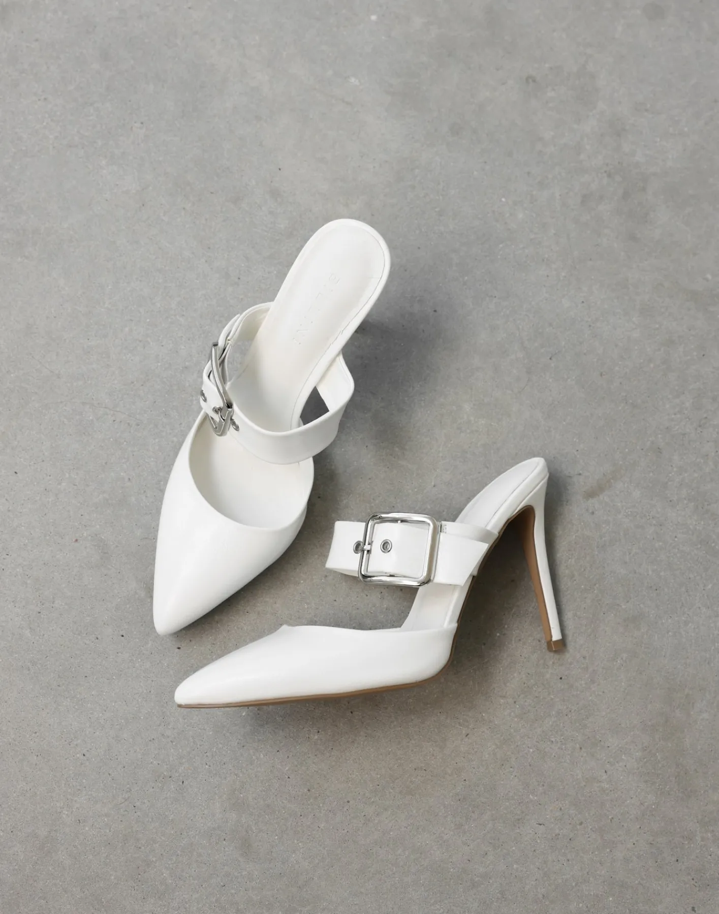 Usha Heels (White) - By*Billini Outlet