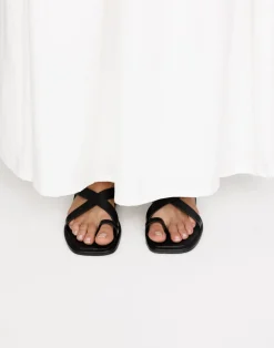 Ushi Sandals (Black) - By*Billini New