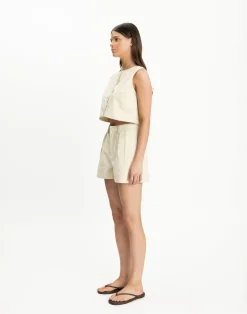 Vacation Shorts (Dark Oat)*CHARCOAL CLOTHING Hot