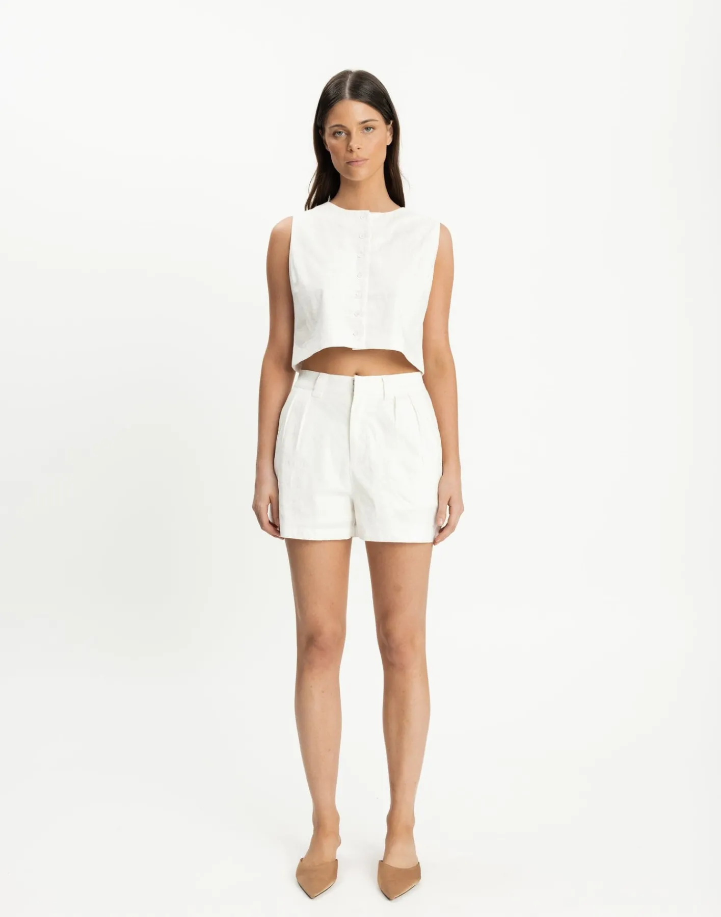 Vacation Shorts (White)*CHARCOAL CLOTHING Outlet