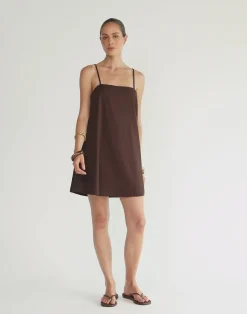 Valerie Mini Dress (Chocolate)*CHARCOAL Fashion