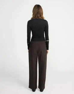 Vandelia Pants - Petite (Chocolate)*CHARCOAL CLOTHING Online