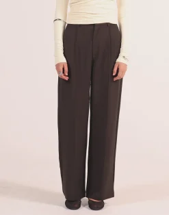Vandelia Pants - Petite (Chocolate)*CHARCOAL CLOTHING Online