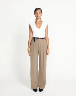 Vandelia Pants (Mushroom)*CHARCOAL CLOTHING Discount