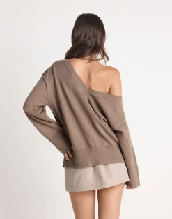 Venezio Jumper (Brown Marle)*CHARCOAL Fashion