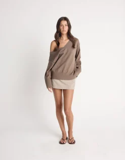 Venezio Jumper (Brown Marle)*CHARCOAL Fashion