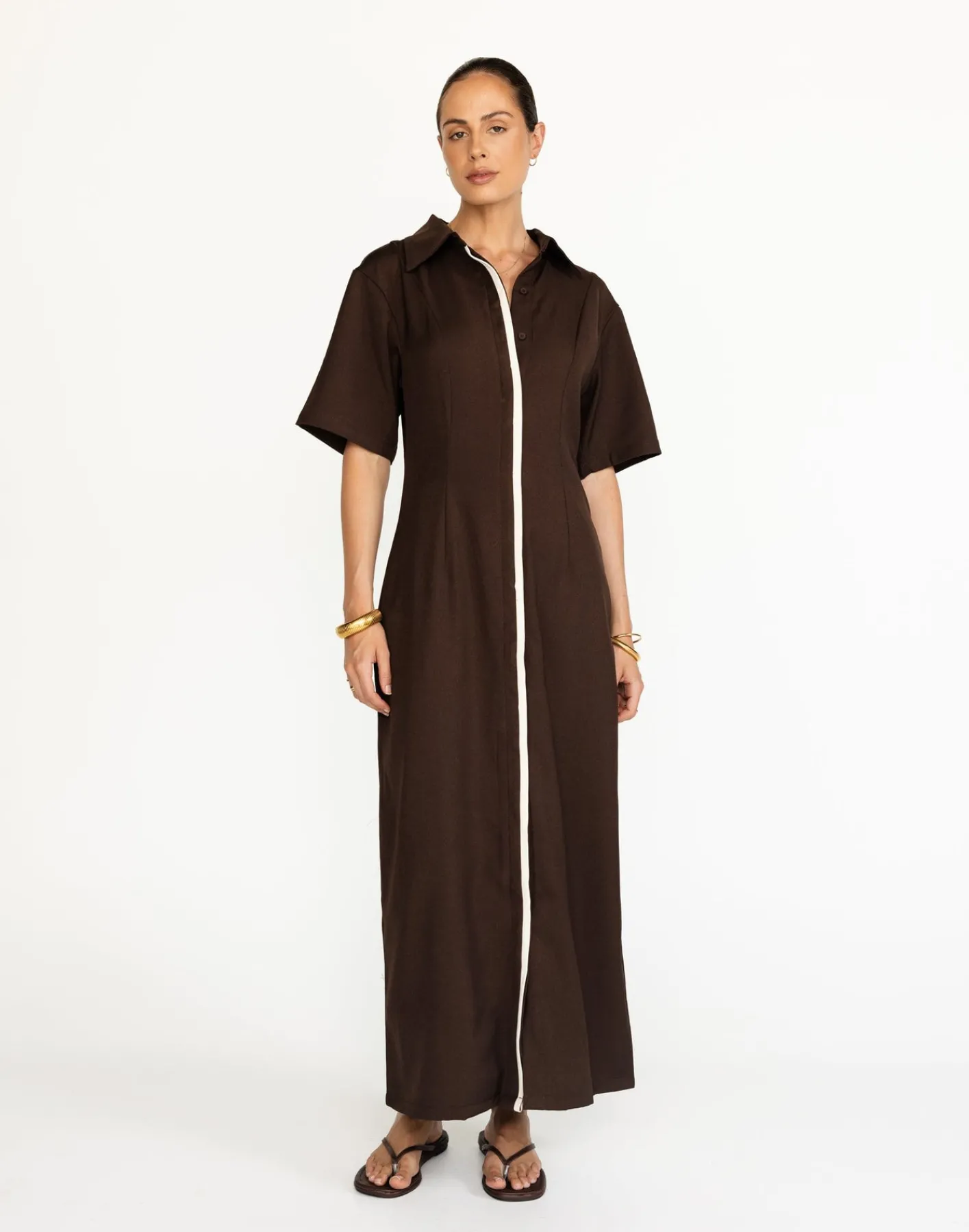 Vero Maxi Dress (Chocolate)*CHARCOAL Hot