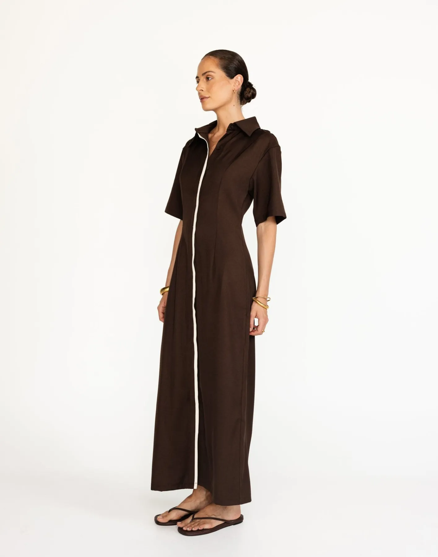 Vero Maxi Dress (Chocolate)*CHARCOAL Hot