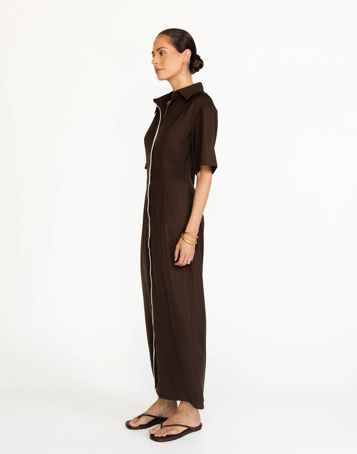 Vero Maxi Dress (Chocolate)*CHARCOAL Hot