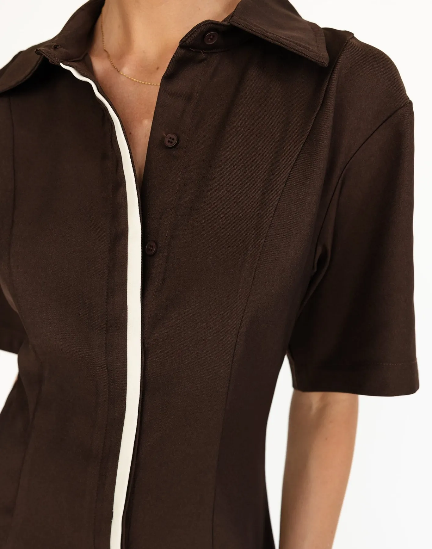 Vero Mini Dress (Chocolate)*CHARCOAL Sale