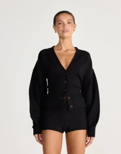 Vespera Cardigan (Black)*CHARCOAL CLOTHING Fashion