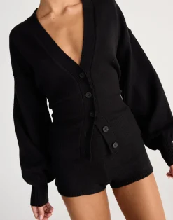 Vespera Cardigan (Black)*CHARCOAL CLOTHING Fashion