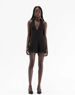 Victoria Mini Dress (Black)*CHARCOAL Outlet