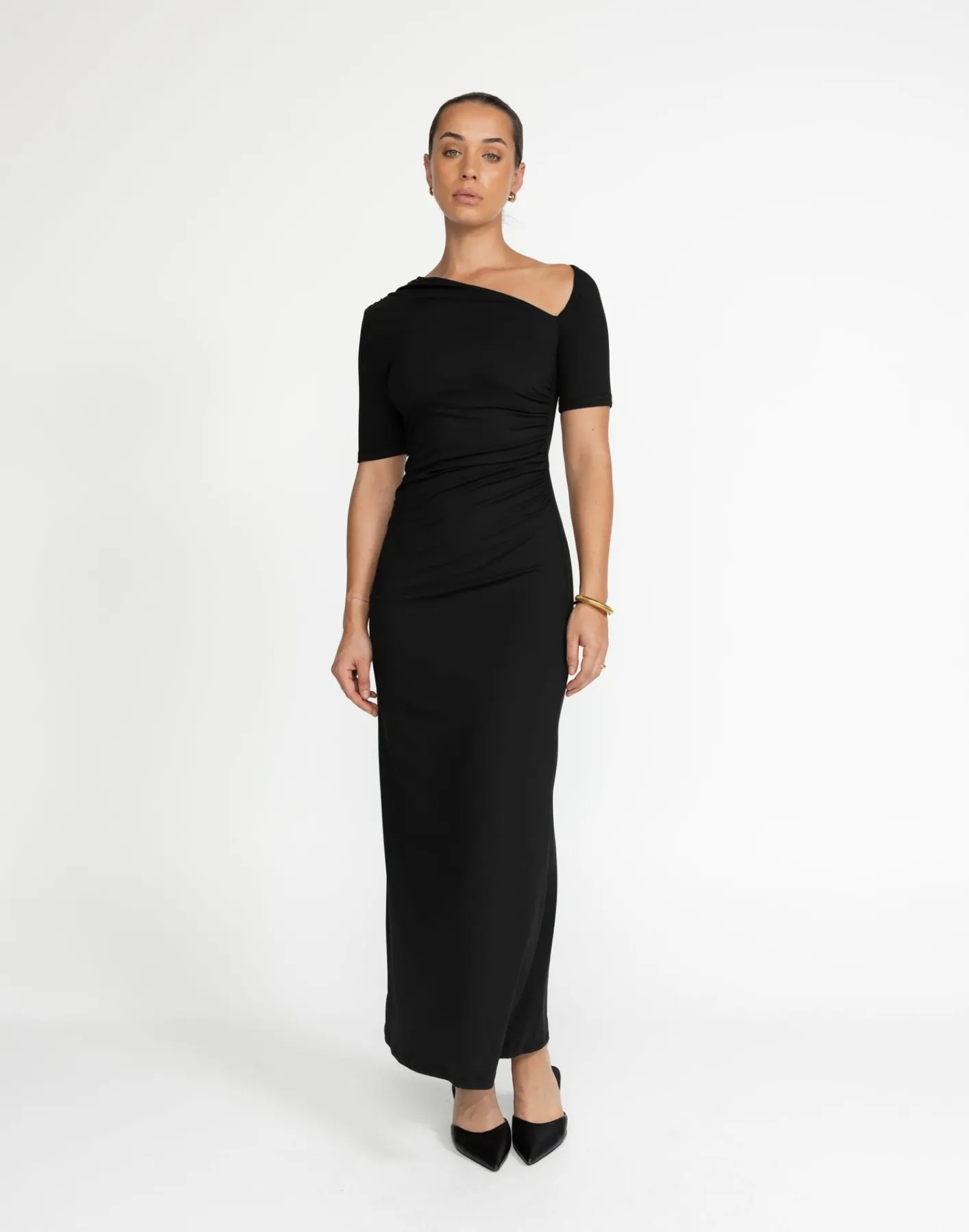 Vilma Maxi Dress (Black)*CHARCOAL Online