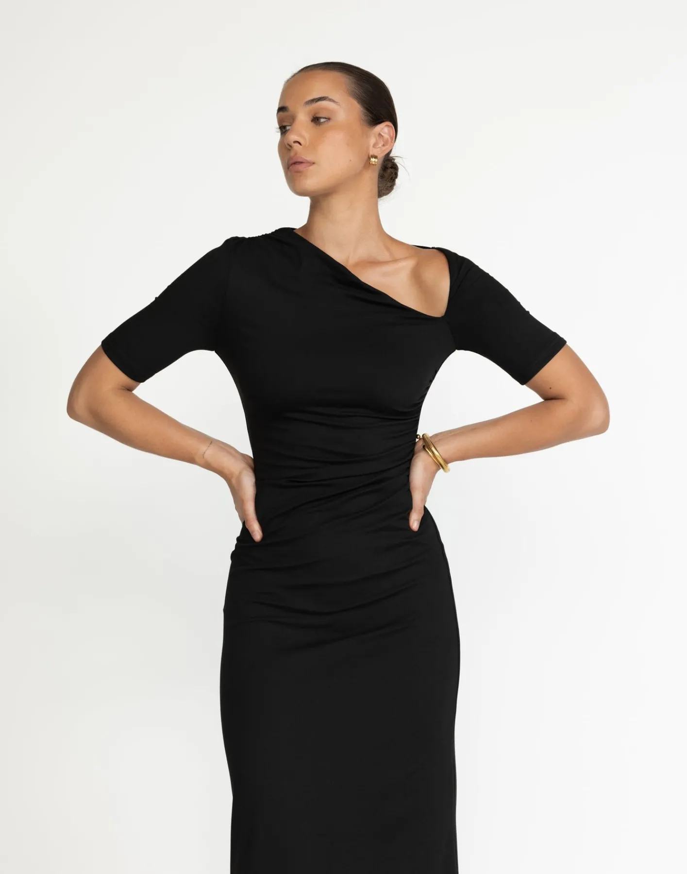 Vilma Maxi Dress (Black)*CHARCOAL Online