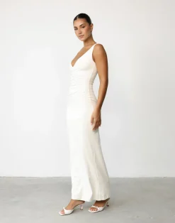 Viola Maxi Dress (Oat)*CHARCOAL Best