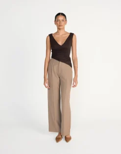 Viola Top (Chocolate)*CHARCOAL Online