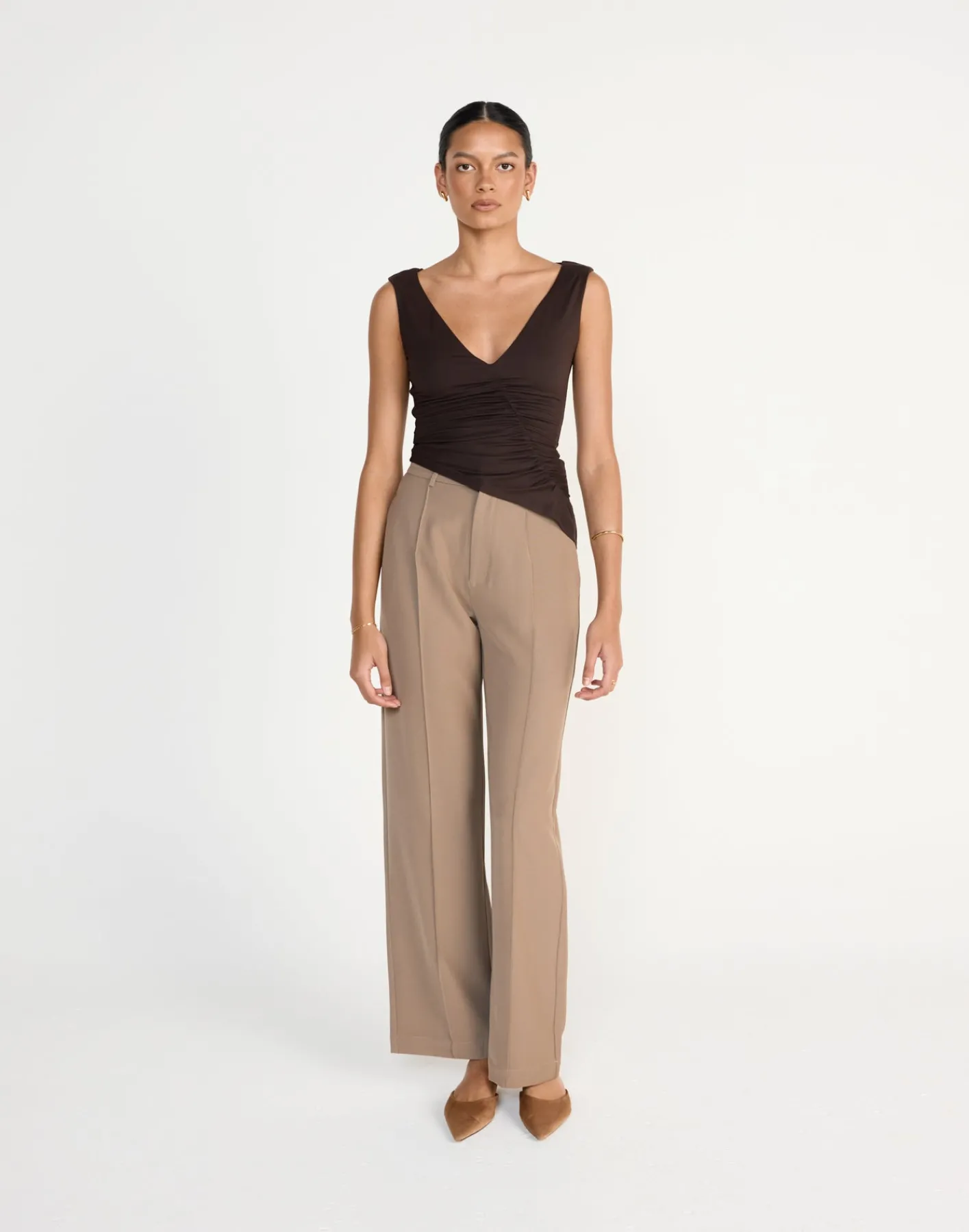 Viola Top (Chocolate)*CHARCOAL Online
