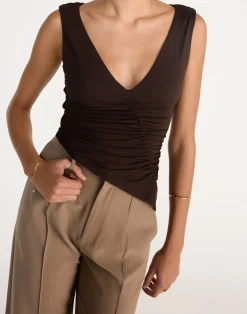 Viola Top (Chocolate)*CHARCOAL Online