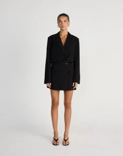 Waverly Mini Skirt (Black)*CHARCOAL CLOTHING Clearance