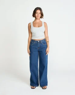 Wren Jeans (Dark Denim)*CHARCOAL Hot