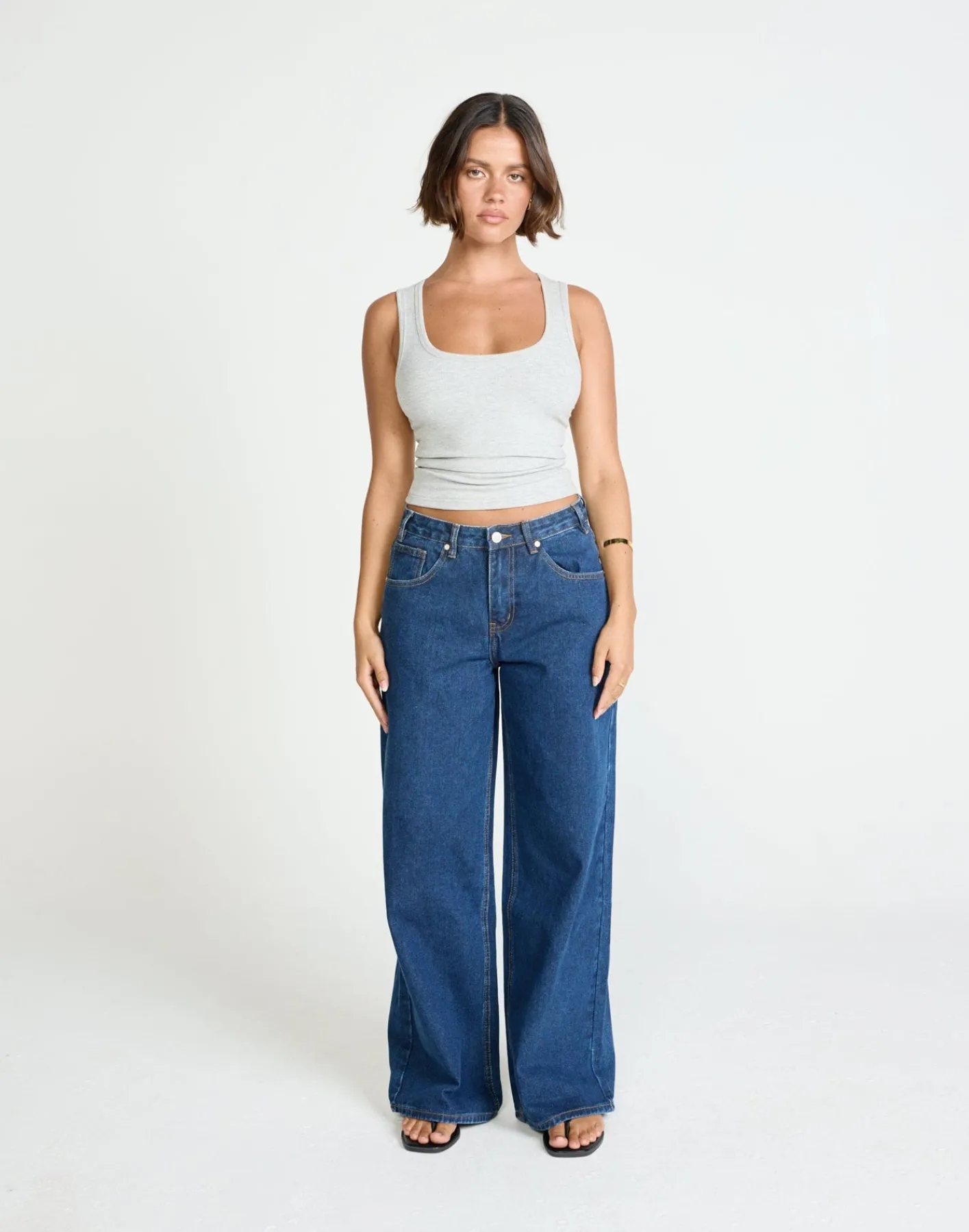 Wren Jeans (Dark Denim)*CHARCOAL Hot