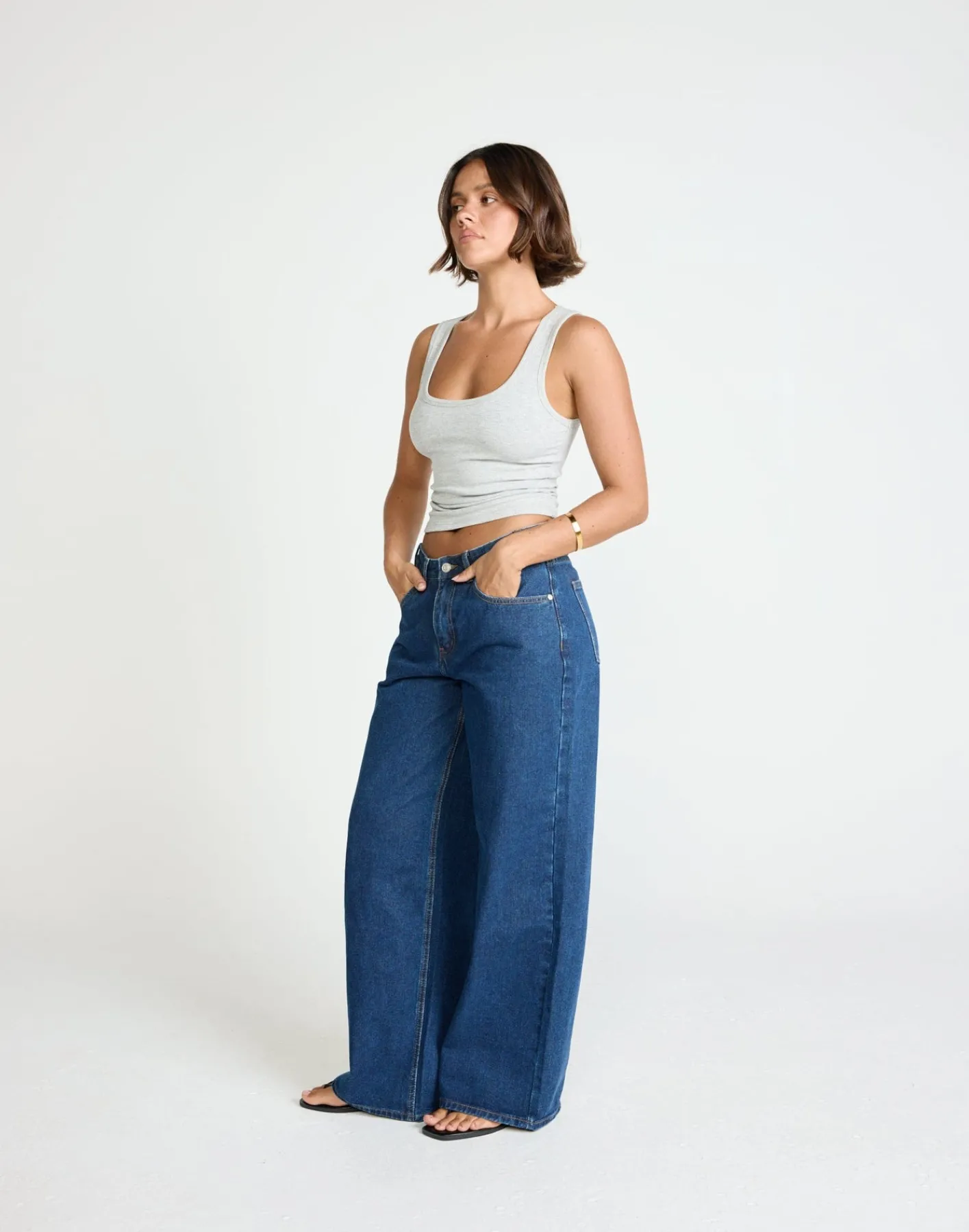 Wren Jeans (Dark Denim)*CHARCOAL Hot
