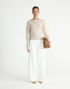 Wynter Long Sleeve Top (Latte)*CHARCOAL Hot