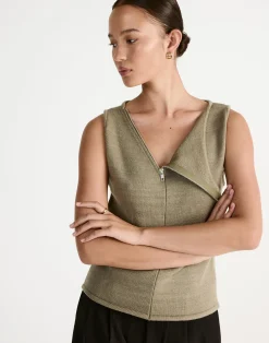 Wynter Top (Dusty Olive)*CHARCOAL Hot