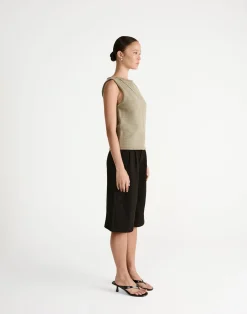 Wynter Top (Dusty Olive)*CHARCOAL Hot