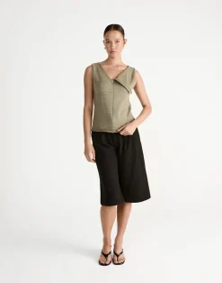 Wynter Top (Dusty Olive)*CHARCOAL Hot