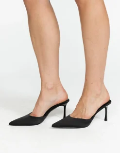 Xayden Heels (Black Satin) - By*Billini Fashion