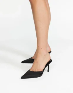 Xayden Heels (Black Satin) - By*Billini Hot
