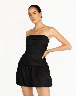 Yagya Mini Dress (Black)*CHARCOAL Clearance