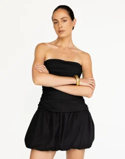 Yagya Mini Dress (Black)*CHARCOAL Clearance