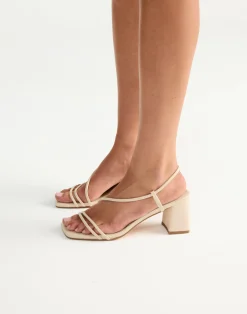 Yelda Heels (Macadamia) - By Billini*CHARCOAL CLOTHING Clearance